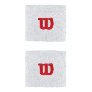 Par De Muñequeras De Tenis Deportiva Sudor Wilson 3 Colores Blanco / UNICA