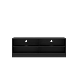 Mueble para TV 60" Hawai en MDP una puerta Negro