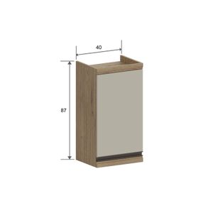 Gabinete superior de Cocina 40cms en MDP Arena