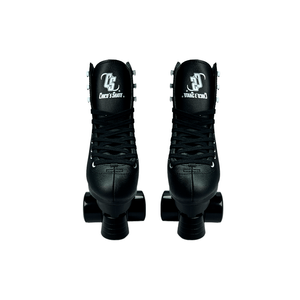 Patines 4 Ruedas Artisticos Semiprofesionales Chicos Skate En polimero Negro