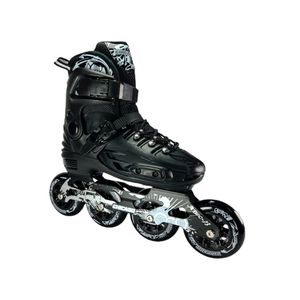 Patines En Linea Semiprofesionales Chicago Magic Ajustables Negro