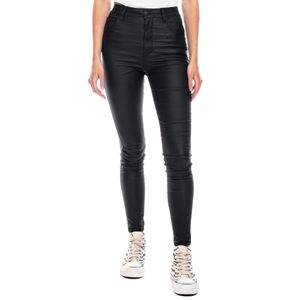 Pantalón High Waist Efecto Cuero (Se Sugiere Comprar Una Talla Más A La Habitual)