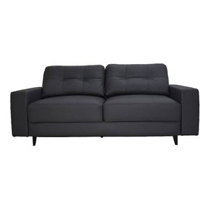Sofa 3 Pts Parch Tela/plomo