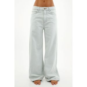 Jean azul Wide Leg para mujer