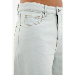 Jean azul Wide Leg para mujer