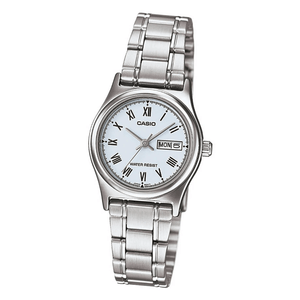 Reloj Casio Para Mujer Acero Original Ltp-v006d-2budf