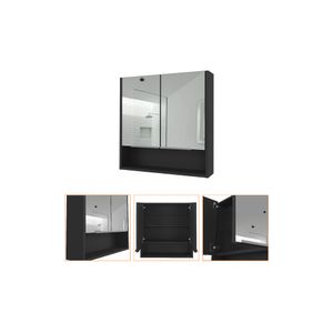 Gabinete Superior para Baño Laguna Bertolini Color Wengue