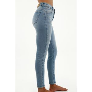 Jean tipo Jegging azul para mujer
