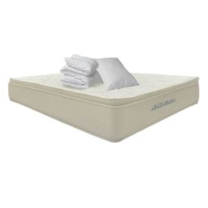 COMBO COLCHON AGAVAL PRPOCKET 120X190+PROTECTOR+2 ALMOHADAS