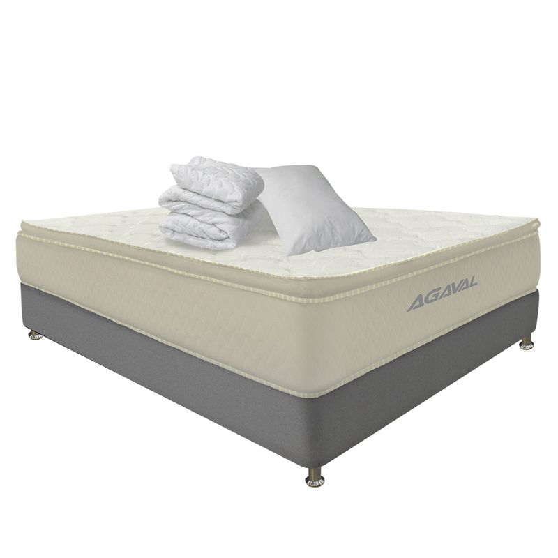COMBO-COLCHON-AGAVAL-PPOCKT-200X200-BASE-PROTECTOR-2-ALMOHADAS