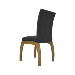 Silla Comedor Italiana Tela/plomo