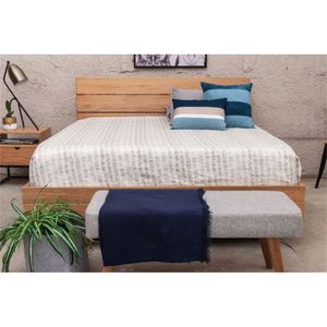 Cama Atkins 160 Natural/p Negra