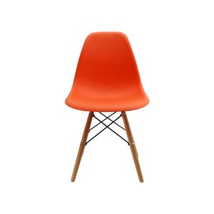 Silla 5CERO para comerdor, sala, restaurante Bertolini Color Naranja