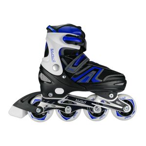 Patines En Linea Semiprofesionales Kit Blades Ajustables Con Protecciones Azul