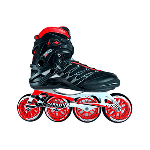 Patines En Linea Semiprofesionales Luxury Ruedas De 100mm Rojo