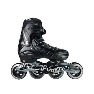 Patines En Linea Semiprofesionales Roller Points Ajustables Negro