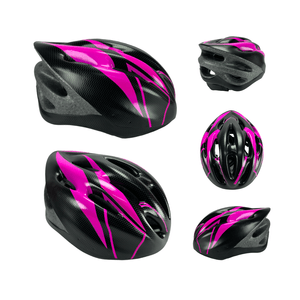 Combo Patines En Linea Semiprofesionales Chicago Magic Con Casco Y Protecciones Ajustables Fucsia