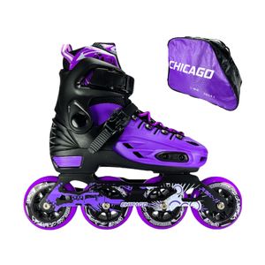 Patines En Linea Semiprofesionales Chicago Magic Ajustables Morado