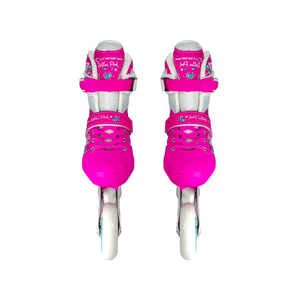 Patines En Linea Semiprofesionales Canariam Roller Pink Ajustables Fucsia