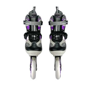 Patines En Linea Semiprofesionales Canariam Speed Bolt Ajustables Morado
