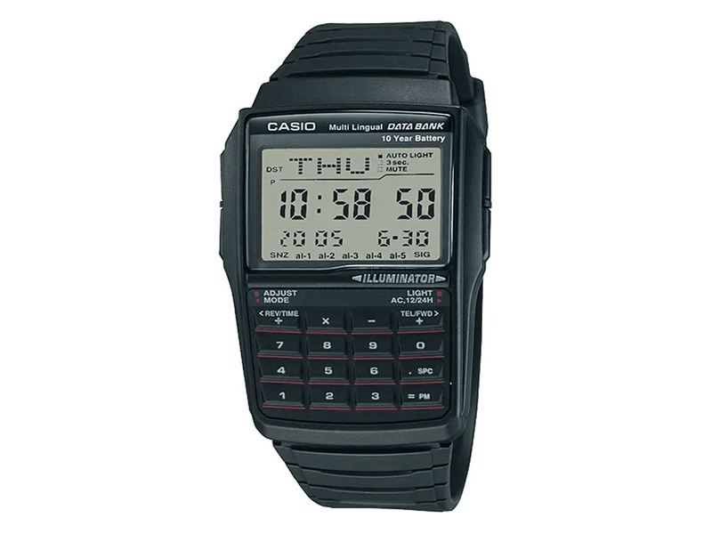 Reloj Casio Digital Hombre Data Bank Calculadora DBC-32C-3BEF —  Joyeriacanovas