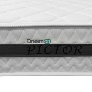 Colchon DreamOn Pictor 160 x 190 cm + almohadas