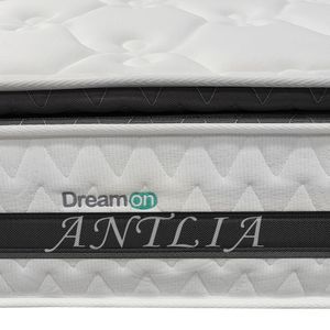 Colchon DreamOn Antlia 160 x 190 cm + almohadas