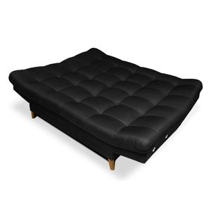 Sofacama  Carvallo Lux Tela Negro