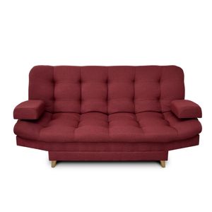 Sofacama  Carvallo Lux Tela Vinotinto