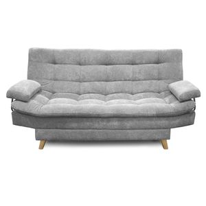 Sofacama  Carvallo Lux Tela Gris