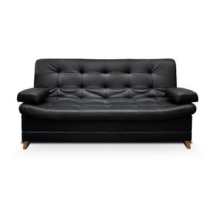 Sofacama  Dolce Tipo Cuero Negro