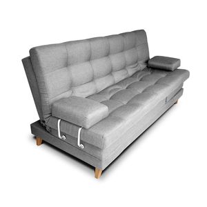 Sofacama  Balmain Tela Gris