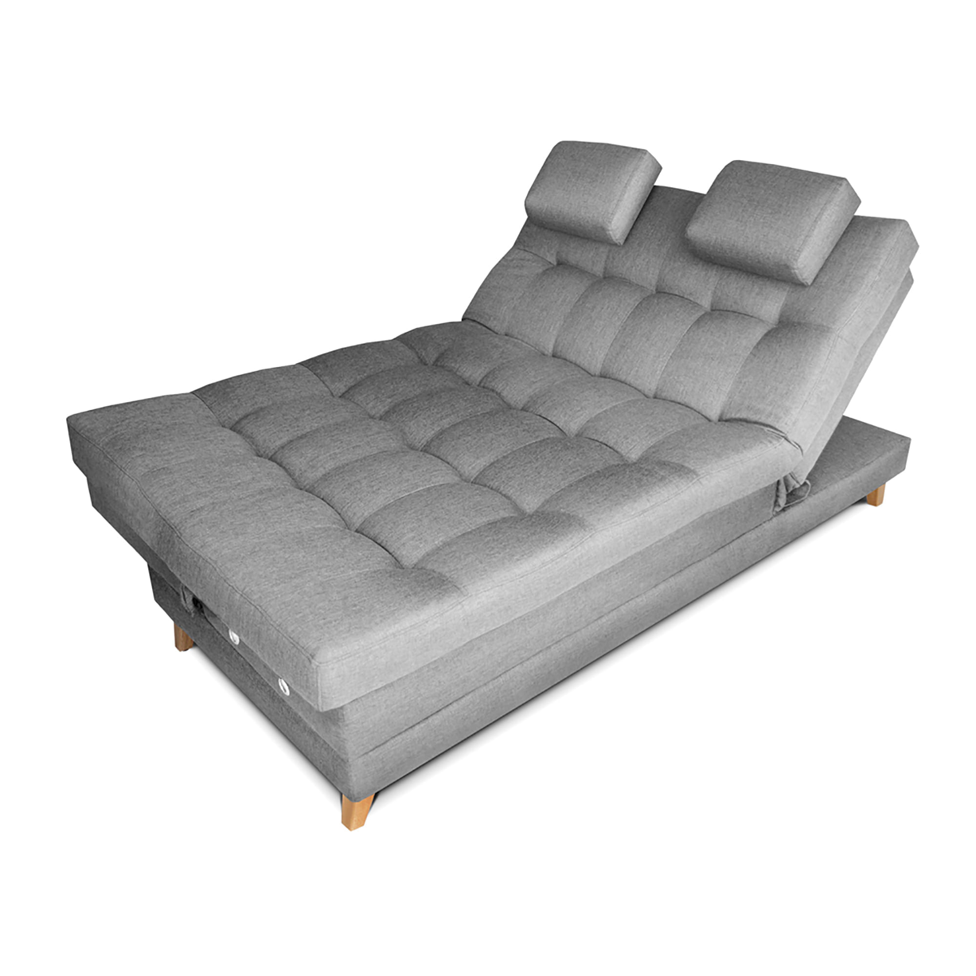 Sofa Cama Comfort Sistema clic clac en gris - Agaval