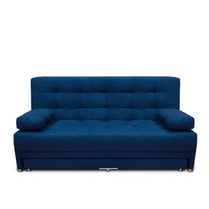 Sofacama  Tarima Matter Tela Azul