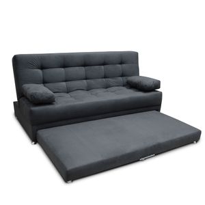 Sofacama  Tarima Matter Tela Gris