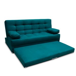 Sofacama  Tarima Matter Tela Turquesa