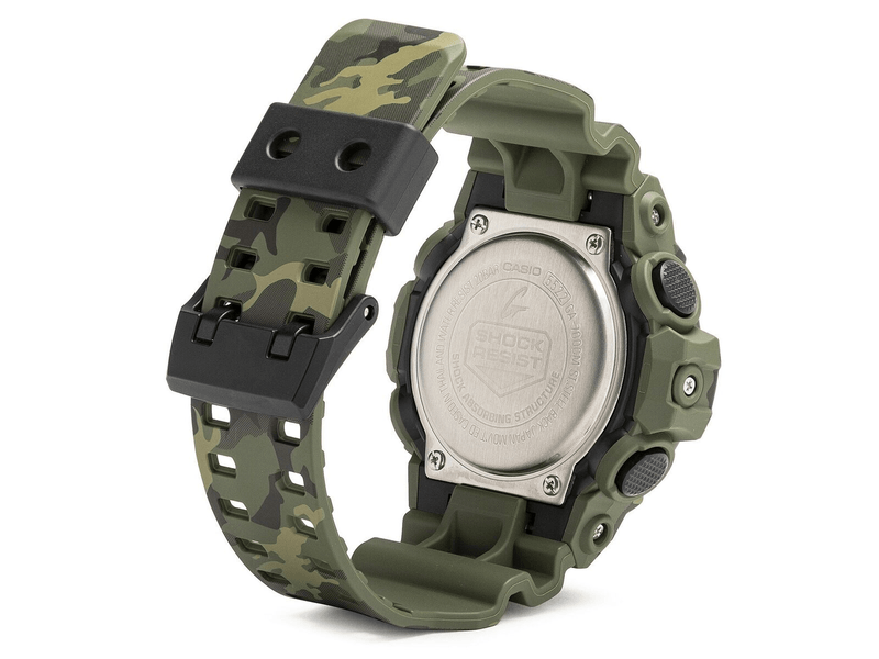 Reloj Casio digital plateado unisex camuflaje