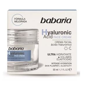 Crema Facial De Ácido Hialurónico Hidratante 50ml. Babaria Tipo De Piel Todo Tipo De Piel