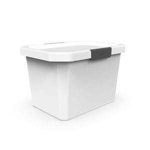 Recipiente con broches Estrabox 20L Blanco-Congelacion