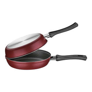 Omeletera Tramontina Loreto en Aluminio con Revestimiento Interno Antiadherente Starflon Max con Mangos Baquelita 20 cm Rojo