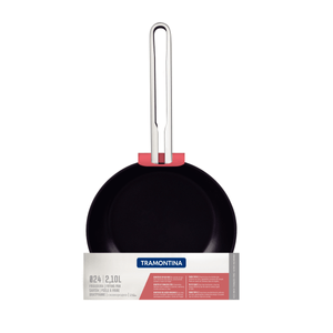 Sartén Ventura de acero inoxidable con revestimiento interno antiadherente de 24 cm y 2,1 l Tramontina