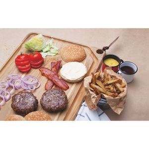 Tabla rectangular para asado
