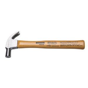 Martillo de uña mango de madera 18 mm pulido