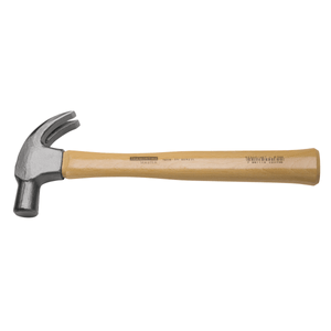 Martillo de uña con mango de madera 29 mm jateado