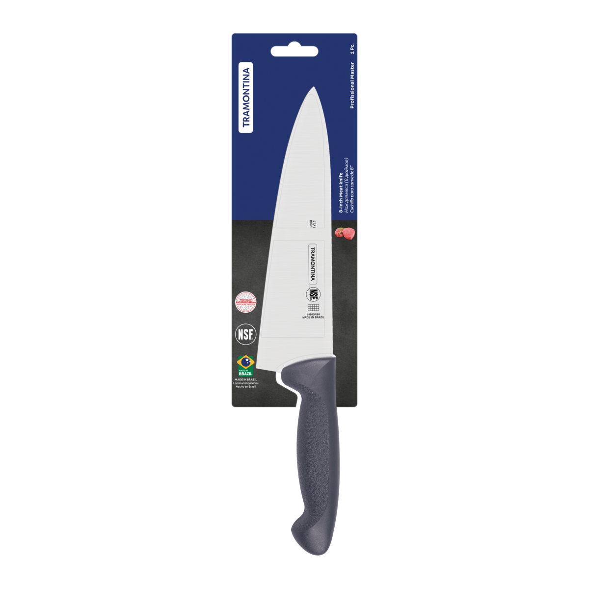 Cuchillo Para Carne Profesional Master 12 Tramontina Color Blanco