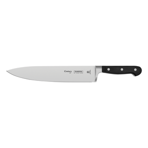 Cuchillo Chef Tramontina Century con lámina de acero inoxidable y mango de policarbonato y fibra de vidrio, 10"