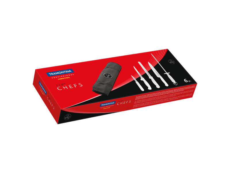 Kit para Chefs con Cuchillos Tramontina Profissional con Láminas