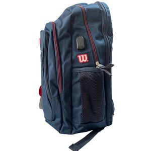Morral Escolar Mochila Universitaria Wilson F Bolso Unisex-Bordó / HuntJob