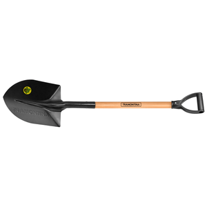 Pala punta huevo, mango de madera 71 cm