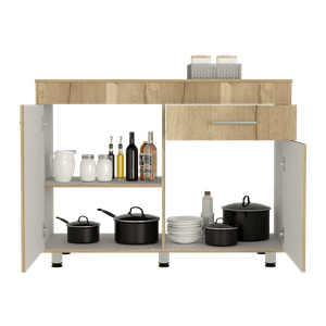Modulo Inferior 120 Kitchen Orion RTA Blanco Duna